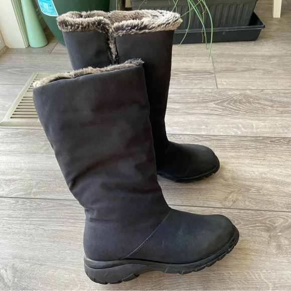 TOE WARMERS CANADA FAUX FUR JANET EASY ON FULL SIDE  ZIPPER WINTER BOOTS - Picture 6 of 15